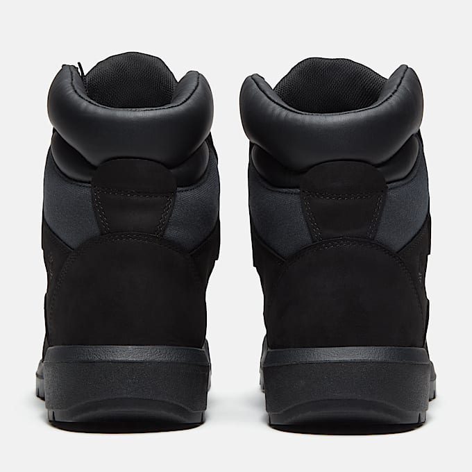 Mens Waterproof Mid Field Boot TBL Black Nubuck ALT5