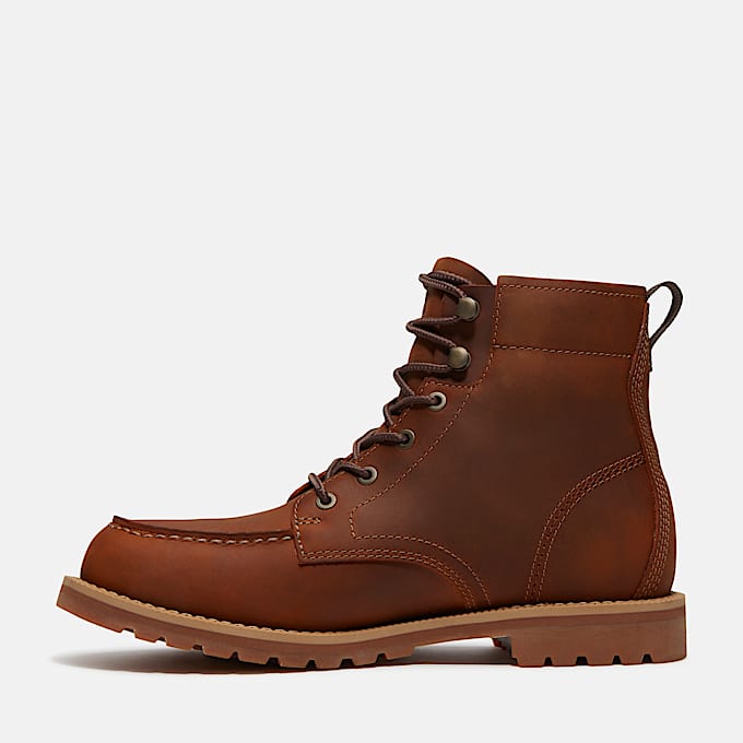 Mens Britton Falls Mid Waterproof Boot TBL Medium Brown FullGrain ALT6