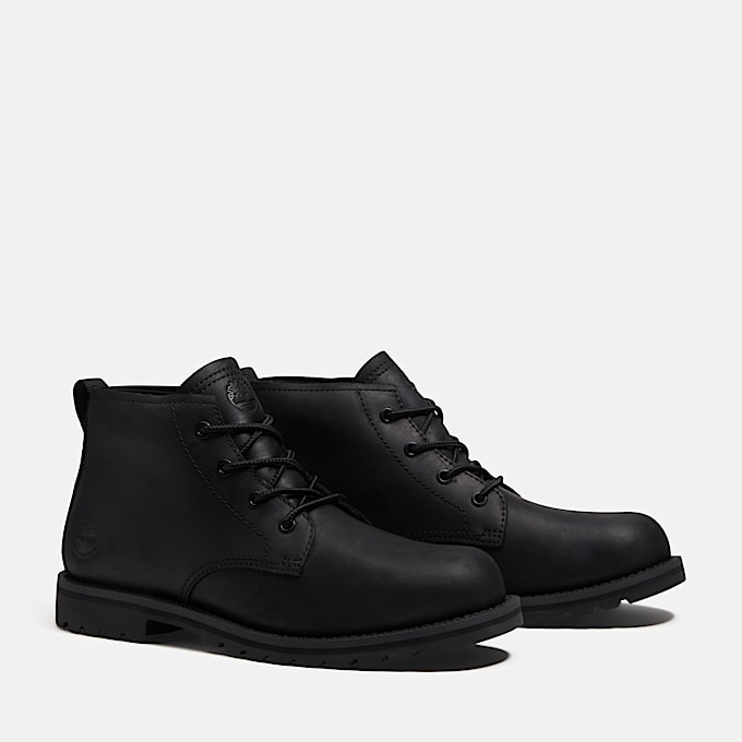 Mens Britton Falls Waterproof Chukka Boot TBL Blackout FullGrain ALT4