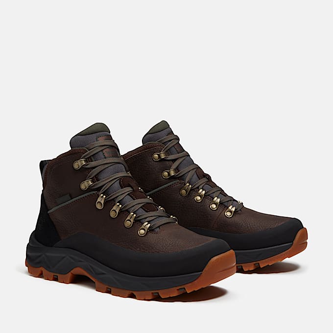 Botas de Hiking Mt Maddsen 20 para Hombre TBL Piel de grano completo marrn oscuro ALT4