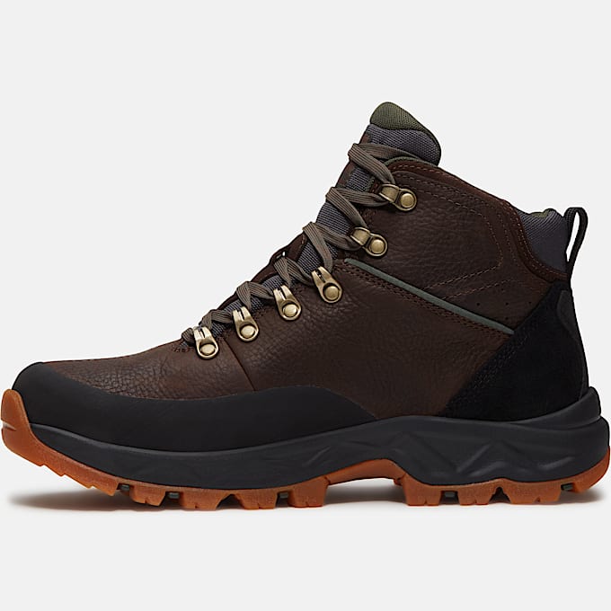 Botas de Hiking Mt Maddsen 20 para Hombre TBL Piel de grano completo marrn oscuro ALT6