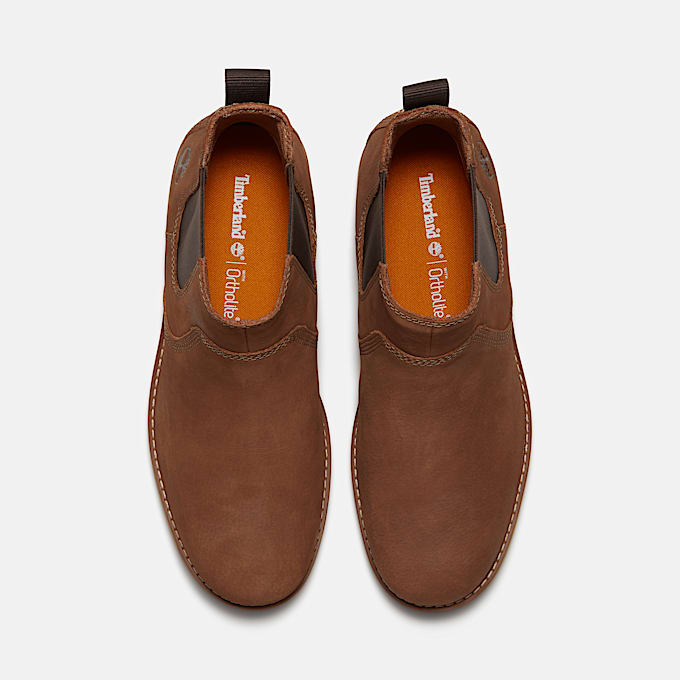 Mens Redwood Edge Chelsea Boot TBL Rust Nubuck ALT2