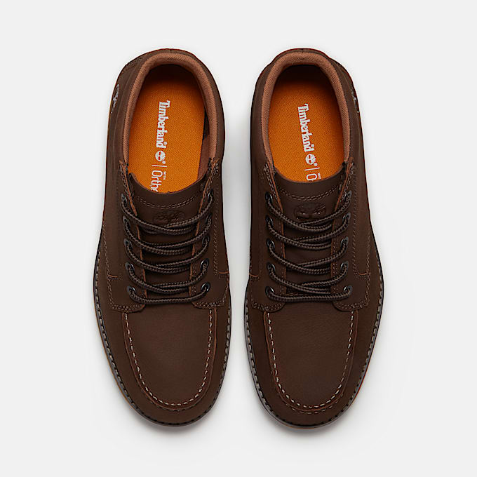 Mens Redwood Edge Moc Toe Chukka Boot TBL Dark Brown Nubuck ALT2