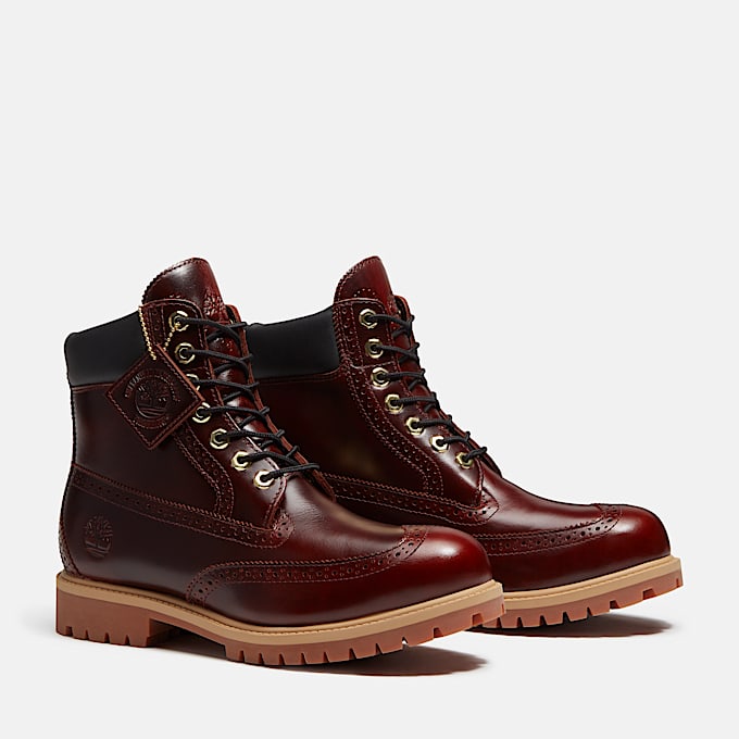 Botas impermeables Timberland Premium de 6 pulgadas para Hombre TBL Piel de grano entero Borgoa ALT4
