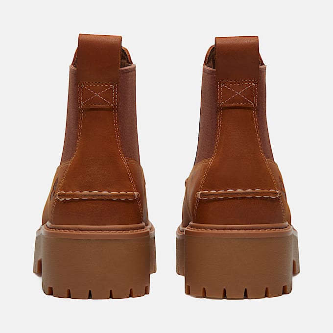 Botas Chelsea con plataforma Stone Street para Mujer TBL Trigo de grano completo ALT5