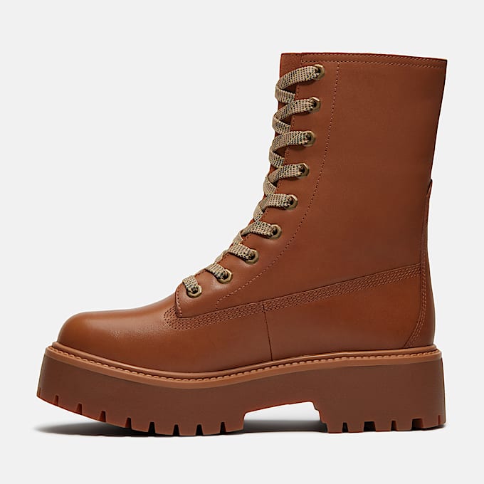 Womens Stone Street Platform Mid Boot TBL Rust FullGrain ALT6