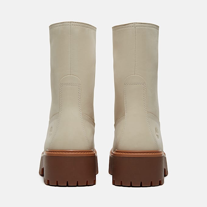 Womens Stone Street Platform Mid Boot TBL Light Beige Nubuck ALT5
