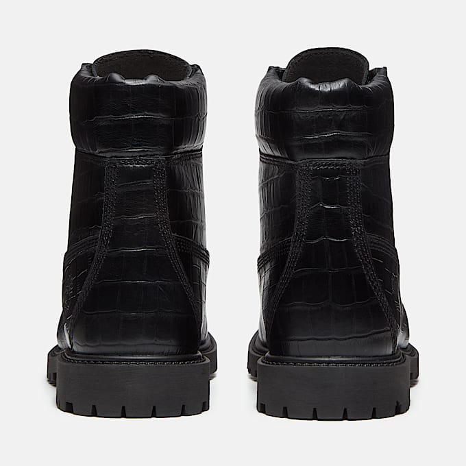 Botas Timberland Premium de 6 pulgadas para Mujer TBL Piel de grano entero negro ALT5