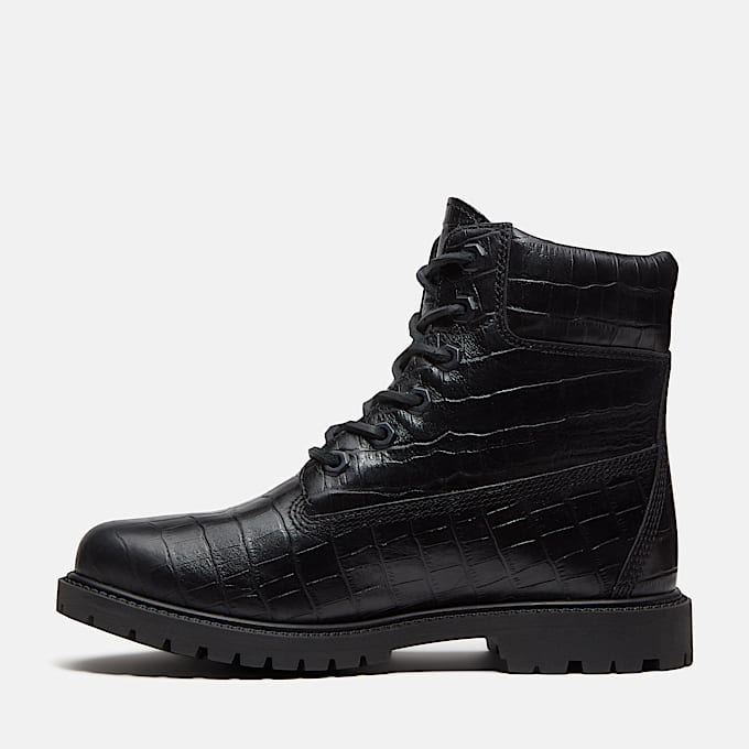 Botas Timberland Premium de 6 pulgadas para Mujer TBL Piel de grano entero negro ALT6
