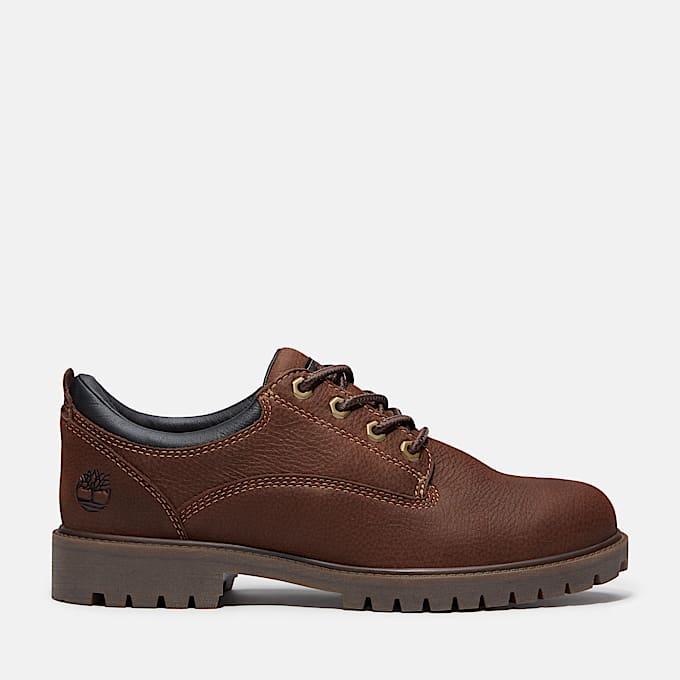 Mens Timberland Heritage Shoe TBL Dark Brown FullGrain HERO