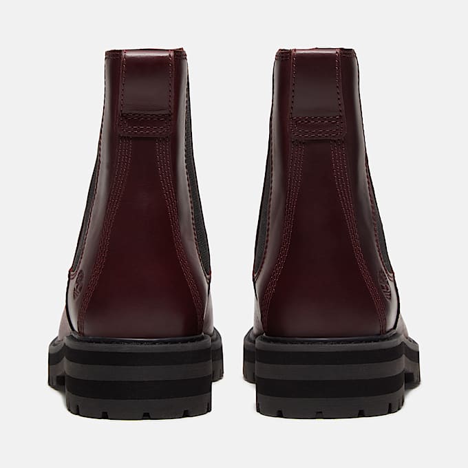 Womens Britton Drive Chelsea Boot TBL Burgundy FullGrain ALT5