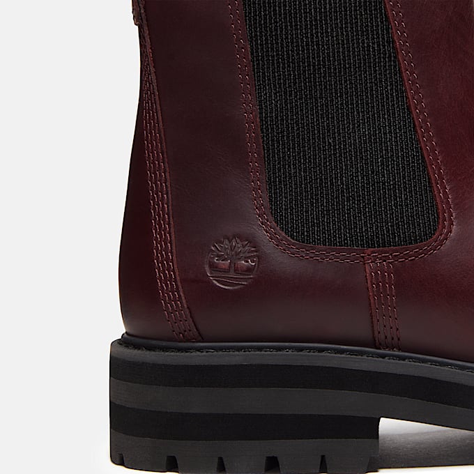 Womens Britton Drive Chelsea Boot TBL Burgundy FullGrain ALT7