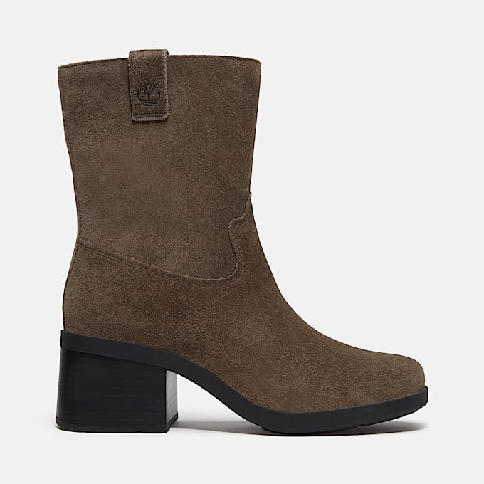 Womens Bellevaux SideZip Boot TBL Dark Brown Suede HERO