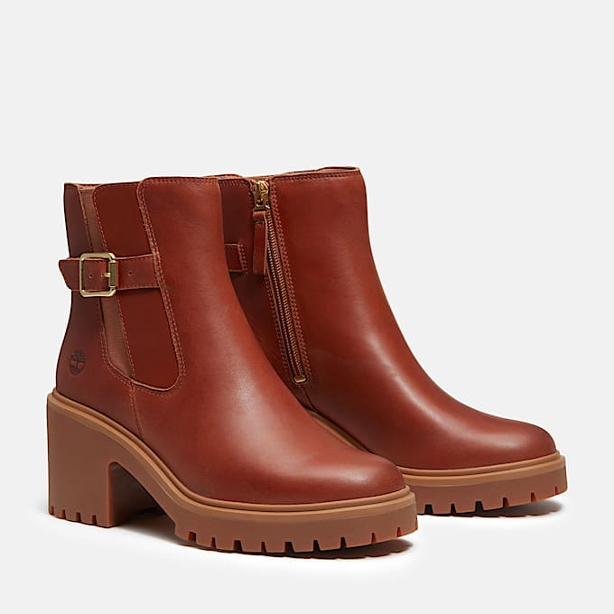 Womens Stone Heights Chelsea Boot TBL Rust FullGrain ALT4