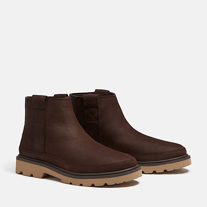 Botas sin agujetas Rowan Way para Mujer TBL Nobuck marrn oscuro ALT4