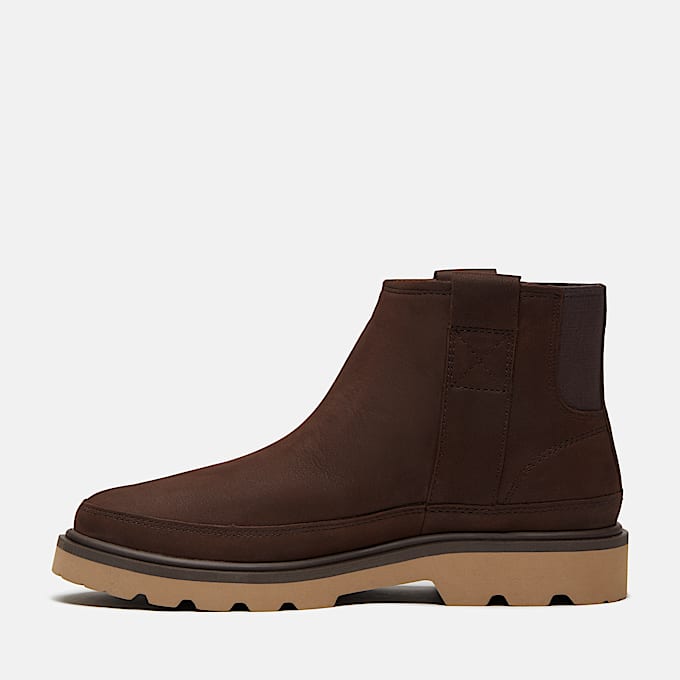 Botas sin agujetas Rowan Way para Mujer TBL Nobuck marrn oscuro ALT6