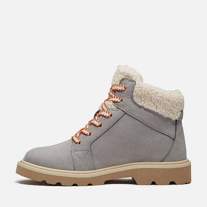 Botas chukka Rowan Way para Mujer TBL Nobuck gris medio ALT6