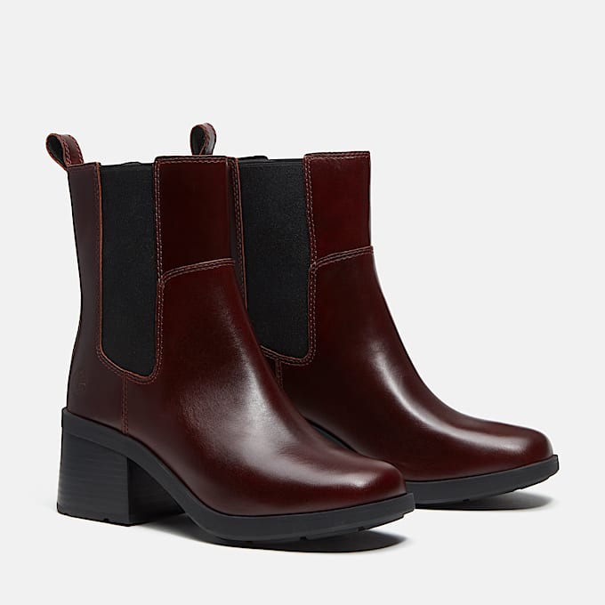 Bottine cambre Bellevaux pour femmes TBL Cuir pleine fleur bourgogne ALT4