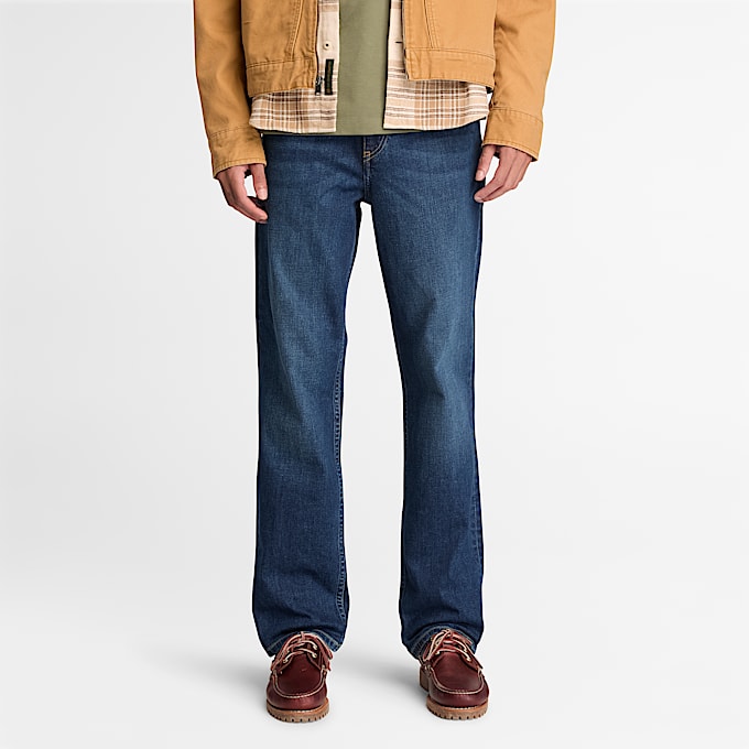 Jean droit pour hommes TBL Indigo moyen ALT1