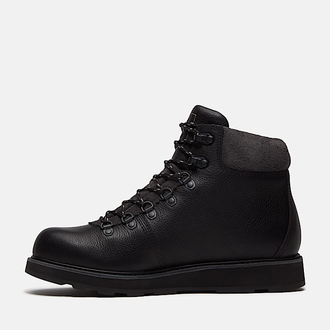 Mens Britton Mills Mid Waterproof Boot TBL Black FullGrain ALT6