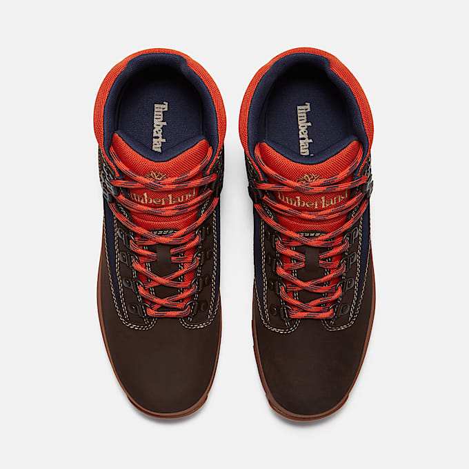 Mens Euro Hiker TBL Dark Brown NubuckDark Blue ALT2