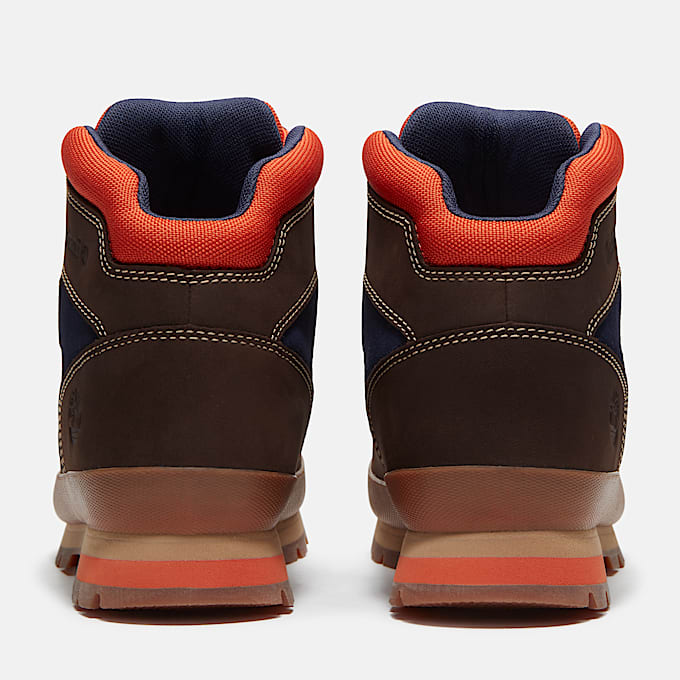 Mens Euro Hiker TBL Dark Brown NubuckDark Blue ALT5