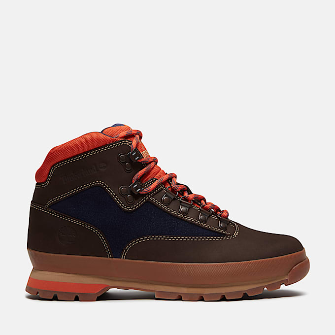 Mens Euro Hiker TBL Dark Brown NubuckDark Blue HERO