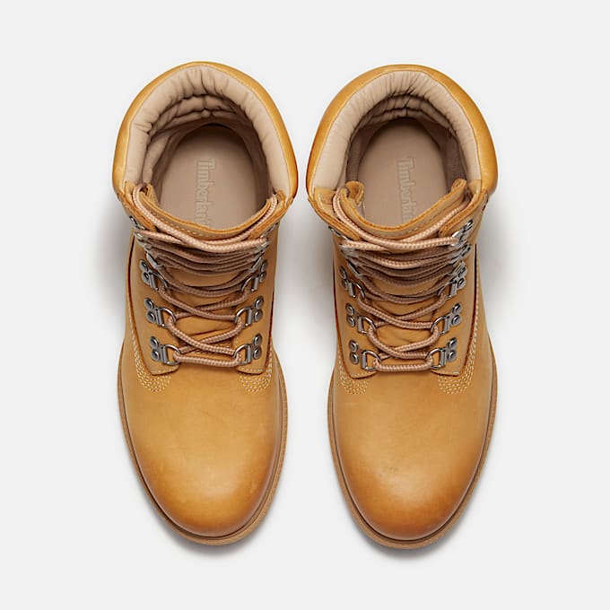 Mens Timberland Heritage Waterproof Super Boot TBL Wheat Nubuck ALT2