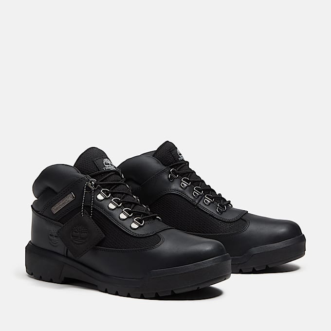 Mens Waterproof Field Boot TBL Black FullGrain ALT4