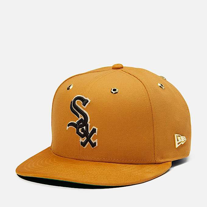 Timberland x New Era White Sox Fitted Baseball Cap TBL Wheat White Sox HERO