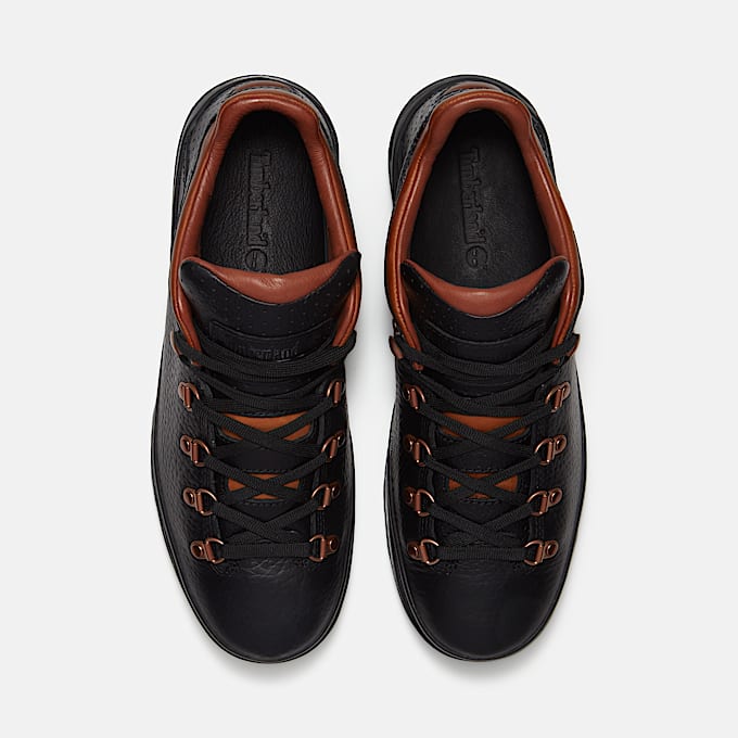 Mens World Hiker Low with GORETEX Membrane TBL Black FullGrainRust ALT2