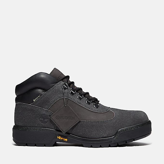 Mens Timberland x Haven Field Boot with GORETEX TBL Dark Grey Suede HERO