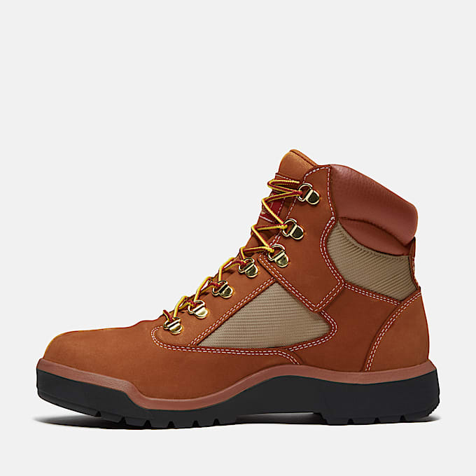 Mens Waterproof Mid Field Boot TBL Wheat Nubuck ALT6