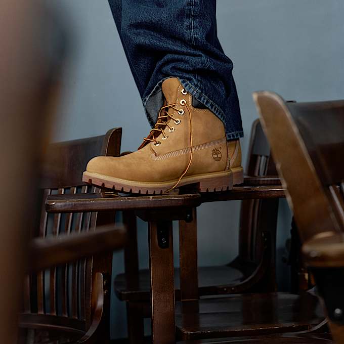 Mens Timberland Premium 6Inch Waterproof Boot TBL Wheat ALTA