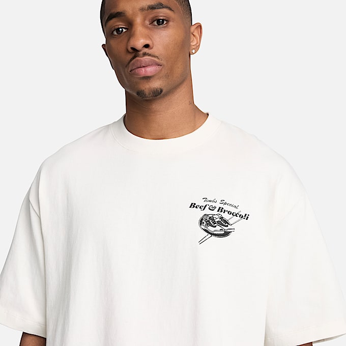 Mens Beef  Broccoli Graphic TShirt TBL Vintage White ALT3