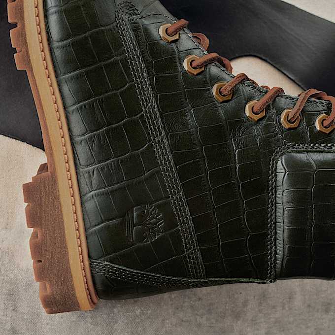 Botas Timberland Premium de 6 pulgadas para Mujer TBL Verde oscuro de grano completo ALTB