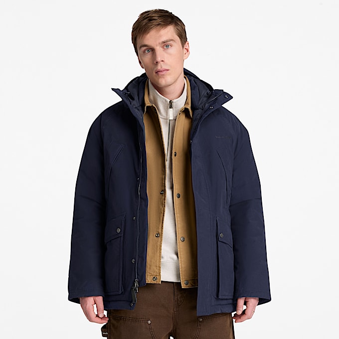 Mens Waterproof Parka TBL Dark Navy ALT1