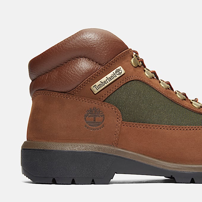 Mens Waterproof Field Boot TBL Dark Brown Nubuck ALT7