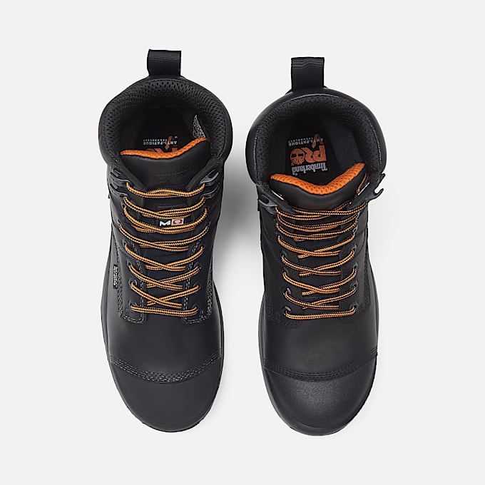 Botte impermable Timberland PRO Endurance HD 8Inch embout en composite avec protecteur MetGuard pour hommes TBL Noir ALT2