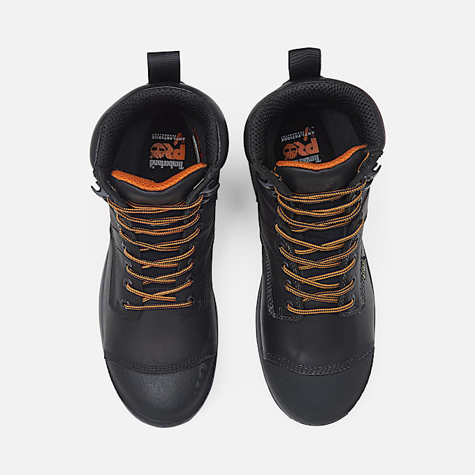 Mens Timberland PRO Endurance HD 8Inch Waterproof Insulated CompToe Boot TBL Black ALT2