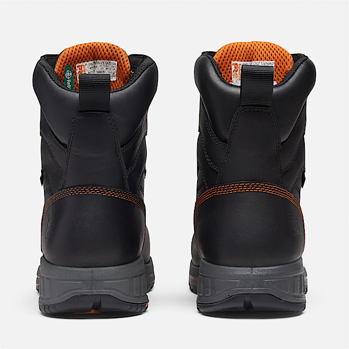 Mens Timberland PRO Endurance HD 8Inch Waterproof Insulated CompToe Boot TBL Black ALT5
