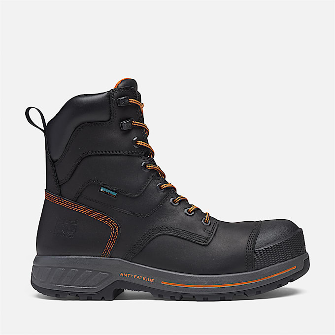 Mens Timberland PRO Endurance HD 8Inch Waterproof Insulated CompToe Boot TBL Black HERO