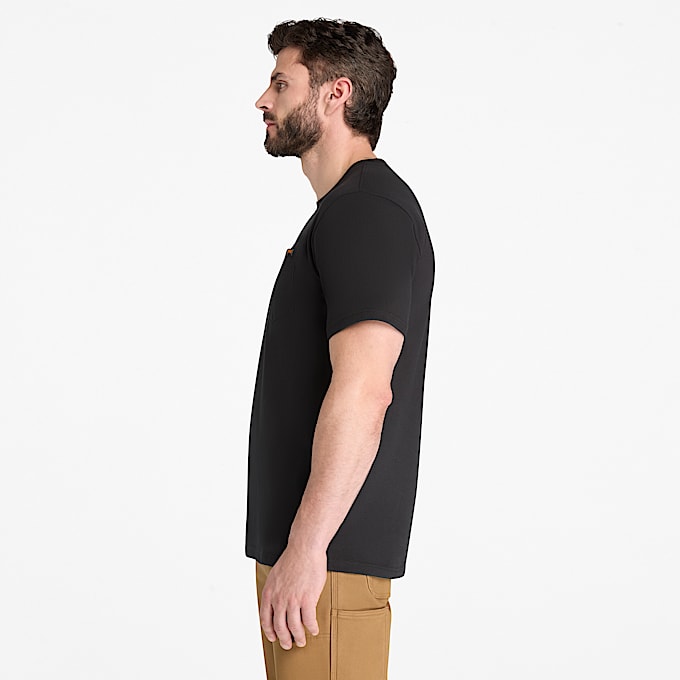 Playera manga corta con bolsillo Timberland PRO para Hombre TBL Negro azabache ALT7