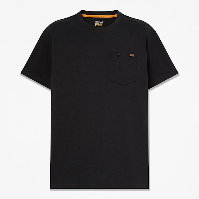 Playera manga corta con bolsillo Timberland PRO para Hombre TBL Negro azabache HERO