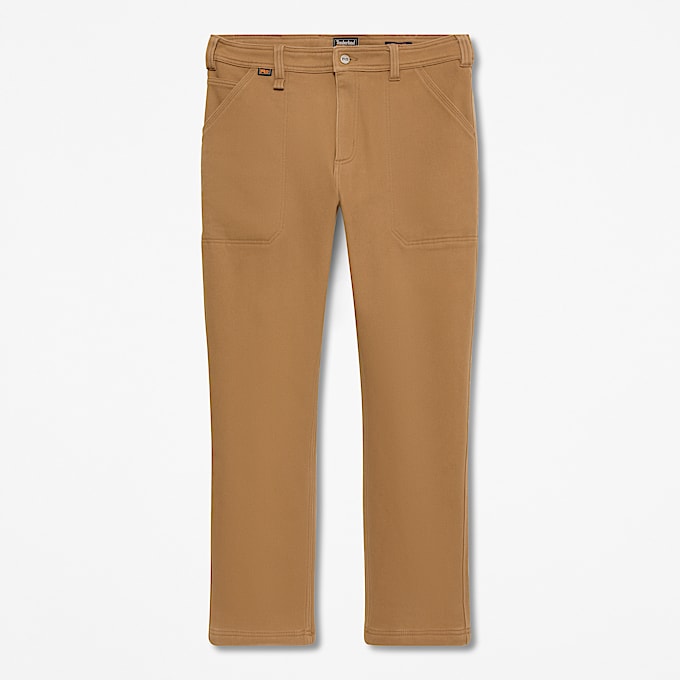 Pantaln de trabajo Timberland PRO de lona con elasticidad y tratamiento Bonded para Hombre TBL Trigo oscuro HERO