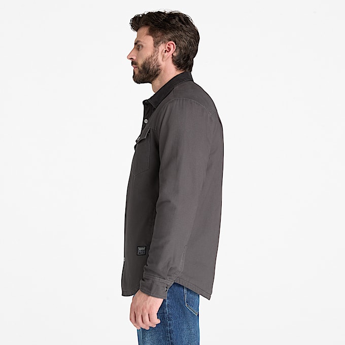 Mens Timberland PRO FleeceLined Shirt Jacket TBL Asphalt ALT7