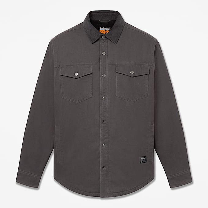 Mens Timberland PRO FleeceLined Shirt Jacket TBL Asphalt HERO