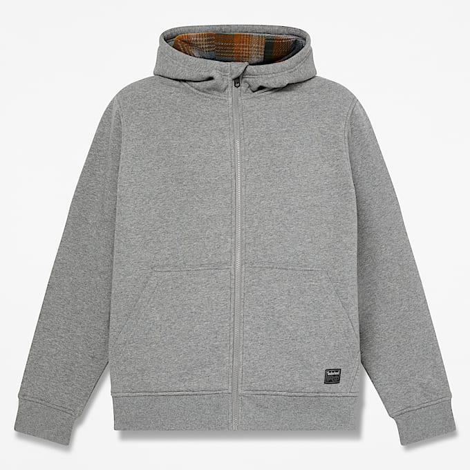 Mens Timberland PRO FleeceLined Hoodie TBL Dark Charcoal Heather HERO