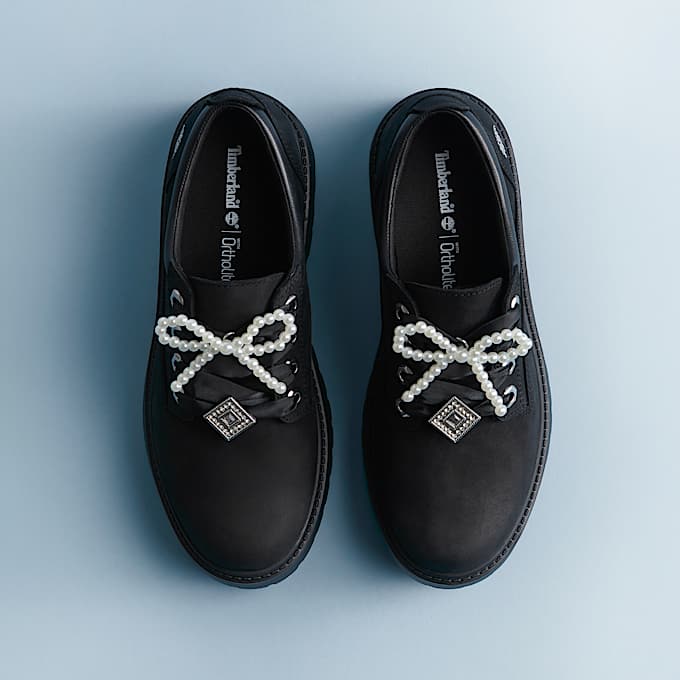 Zapatos de plataforma para Mujer Stone Street TBL Nobuck negroAdornos ALTA