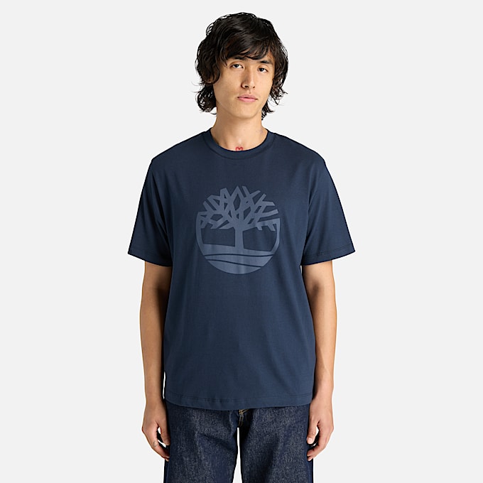 Mens Oyster River Regular ShortSleeve TShirt TBL Dark Sapphire ALT1